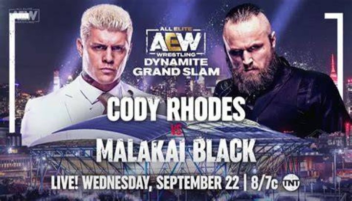 Cody Rhodes vs Malakai Black AEW Dynamite Grand Slam