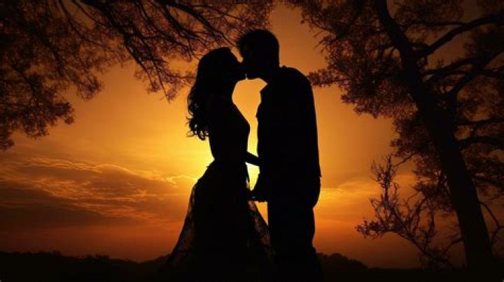 Couple kissing