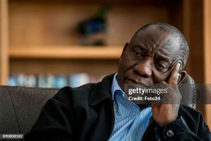 Cyril Ramaphosa during an interview in his home in Hyde Park on December 08, 2017 in Johannesburg, South Africa