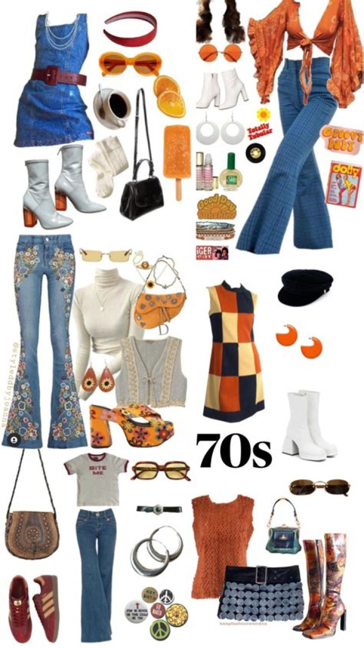 decades day outfits 70s Carmel Trask