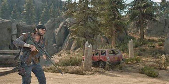 Deek wields a Talon 7 gun in Days Gone.