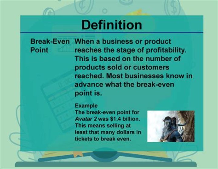 DefinitionFinancial LiteracyBreakEven Point Media4Math