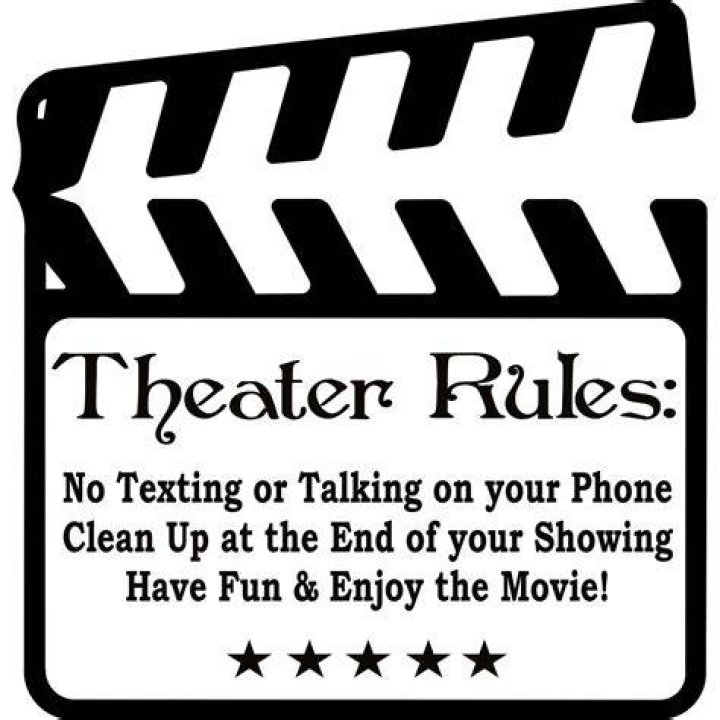 Design on Style Theater Rules Movie Room' Vinyl Lettering 16612006