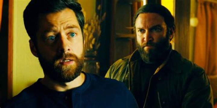Diarmaid Murtagh as Buck Mackenzie and Richard Rankin as Roger Mackenzie in Outlander season 7