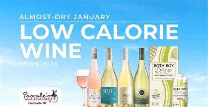 Dieter's choice of low-cal wines