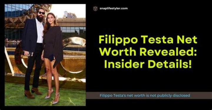 Discovering Filippo Testa: Age, Biography, And More