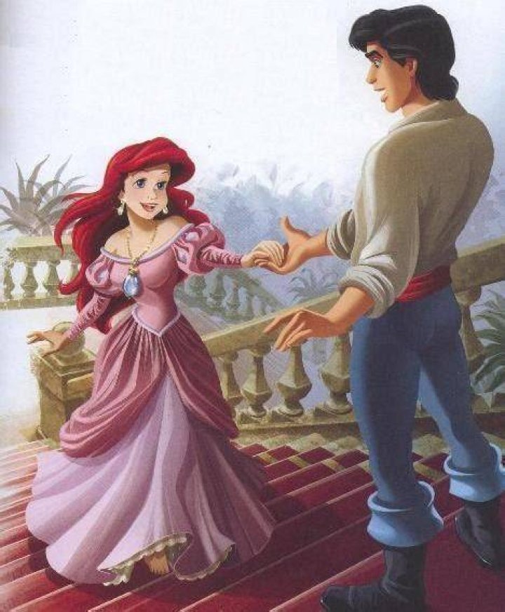Disney Couples Ariel and Eric The Little Mermaid vs Belle and Adam Beauty and the Beast