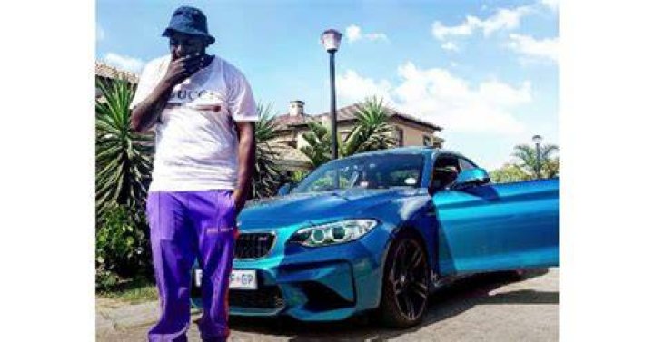 DJ Maphorisa with his BMW cars
