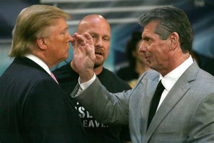 Donald Trump and Vince McMahon WWE Raw