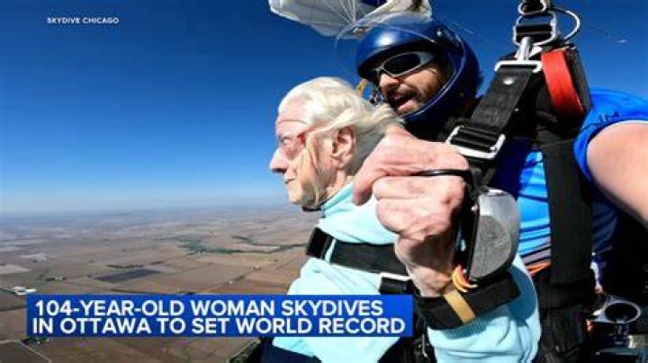 Dorothy Hoffner, 104YearOld RecordBreaking Skydiver, Dies Chicago