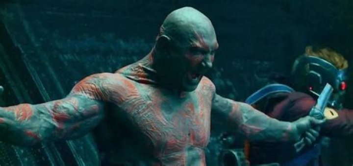 Drax at the end of Guardians 3