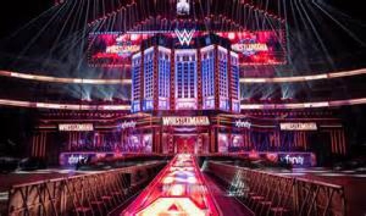 Drone Footage Shows Extravagant Construction of WWE WrestleMania 37 Stage