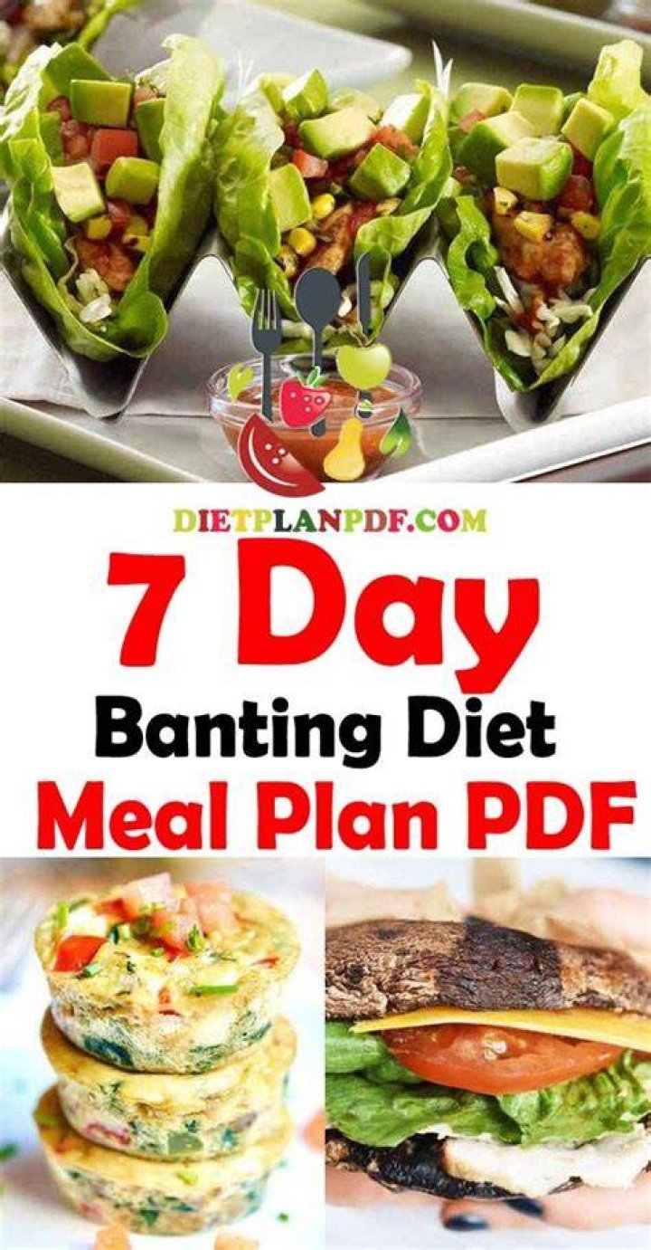 Easy banting meal plan that really works