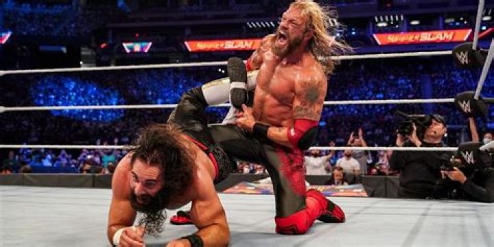 Edge v Seth Rollins SummerSlam 2021 Cropped