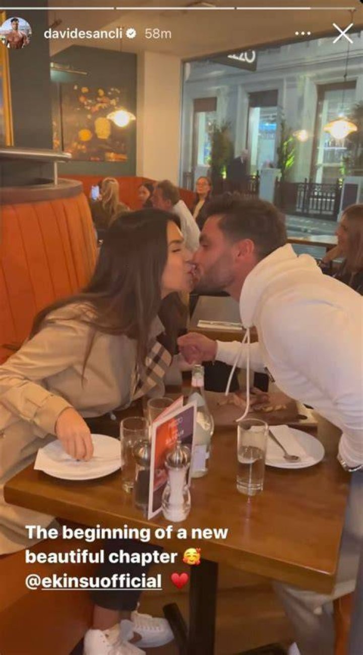 Ekin Ko&ccedil; with his girlfriend İrina Lunkova, 2023