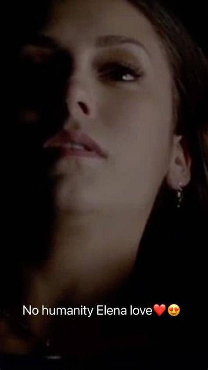 Elena turns off her humanity in The Vampire Diaries season 4.