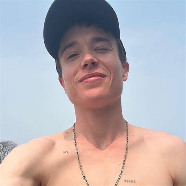 Elliot Page Shares Shirtless Pic While Reflecting on Dysphoria Journey