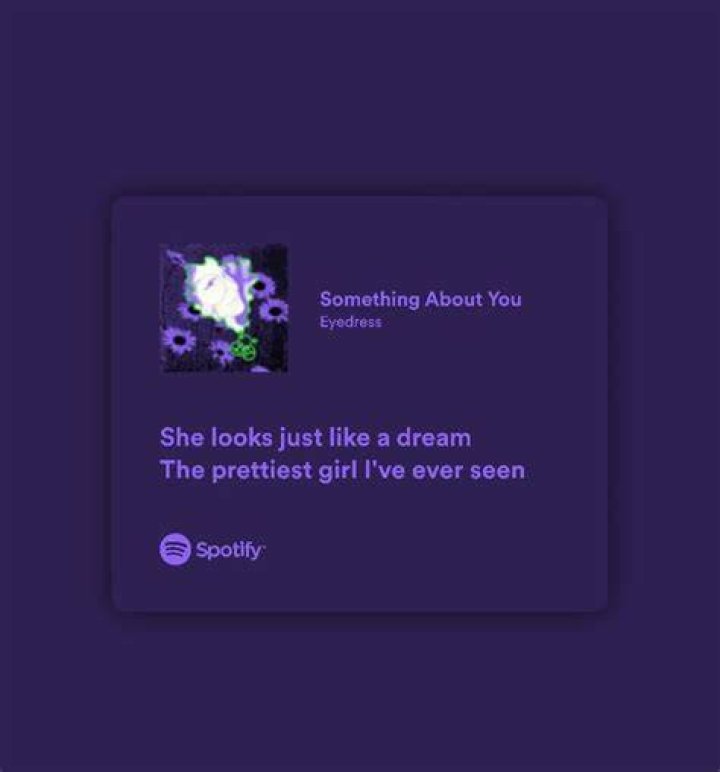 Eyedress Something about you lyrics (she looks just like a dream