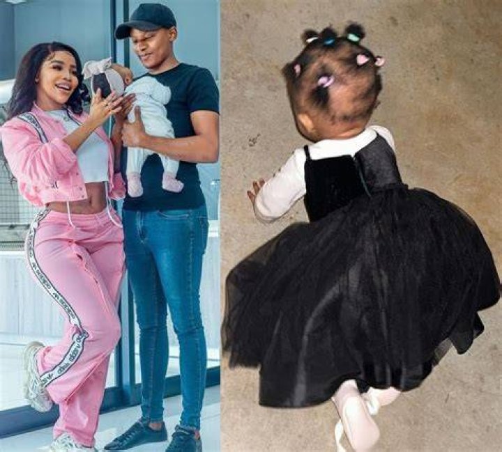 Faith Nketsi and baby Sky, who made her gain booty fat after giving birth to her.