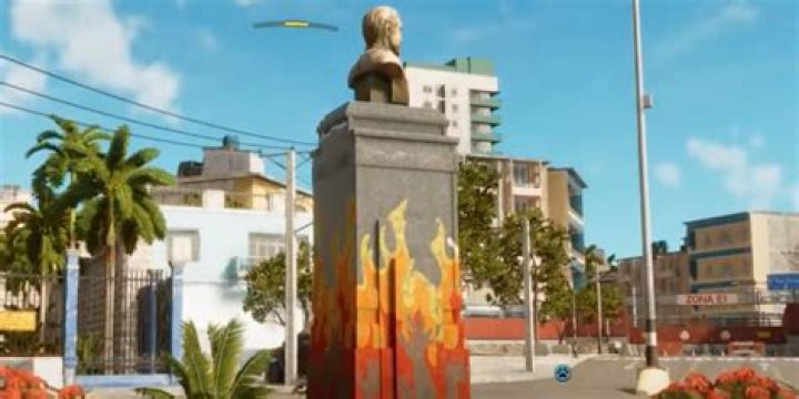 Far Cry 6 Defaced Gabriel Statue