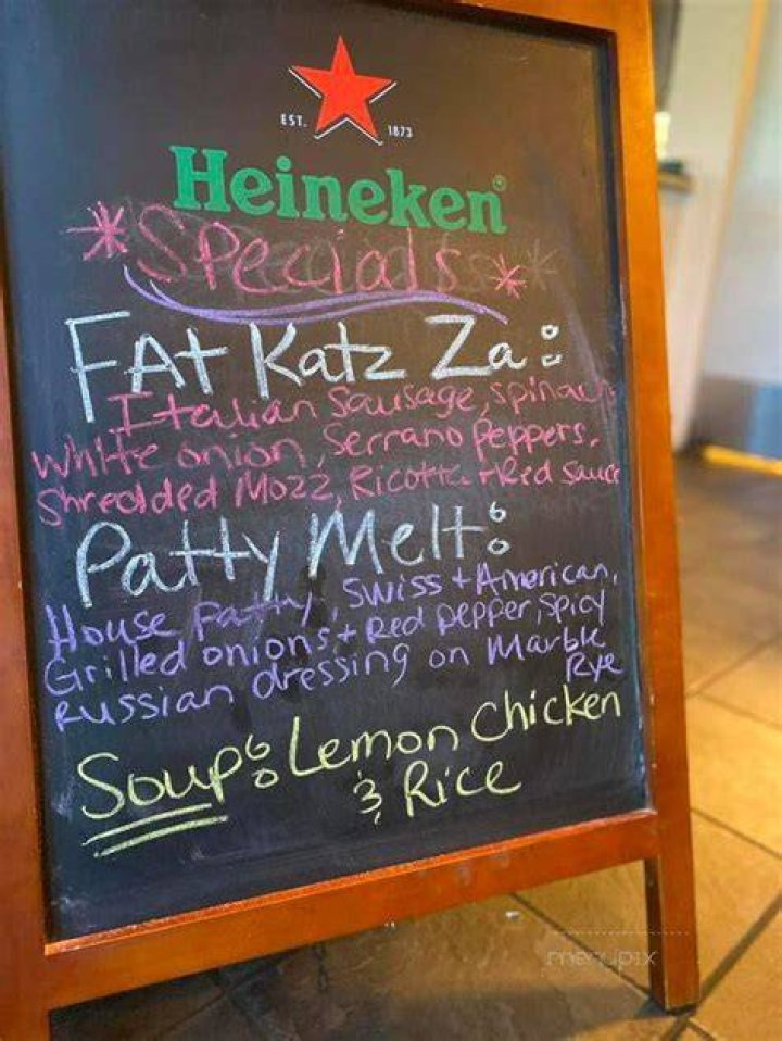 Fat Katz Sports Bistro in Fort Myers Restaurant menu and reviews