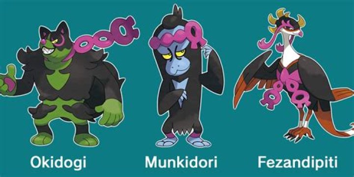 Fezandipiti and Okidogi from&nbsp;Pok&eacute;mon Scarlet and Violet'sThe Teal Mask​​​​​​​ DLC.