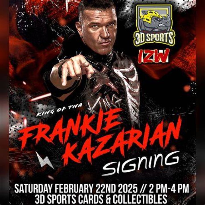 Frankie Kazarian in ring with TNA and AEW