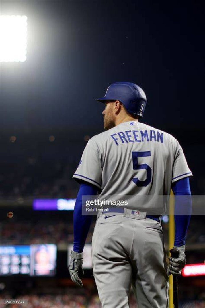 Freddie Freeman of the Los Angeles Dodgers Freddie Freeman of the Los Angeles Dodgers