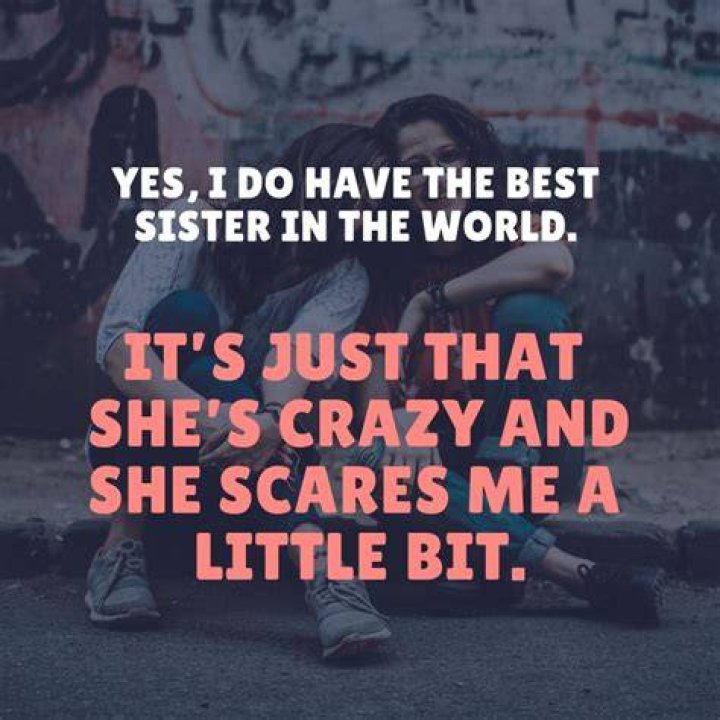 Funny Sister Quote 45 QuoteReel