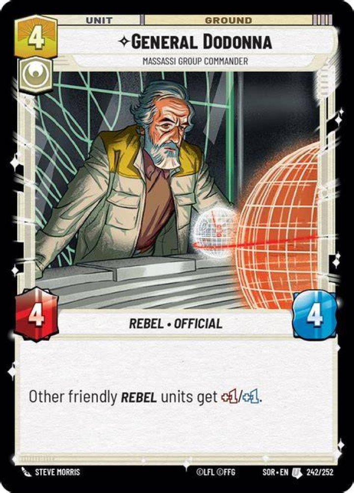 General Dodonna briefing Rebels on Yavin 4