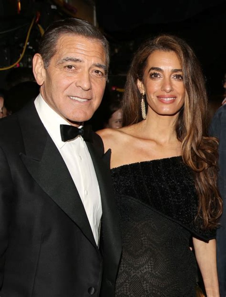 George Clooney and Amal Clooney attend the wedding of Prince Harry and Meghan Markle. Photo / Getty Images