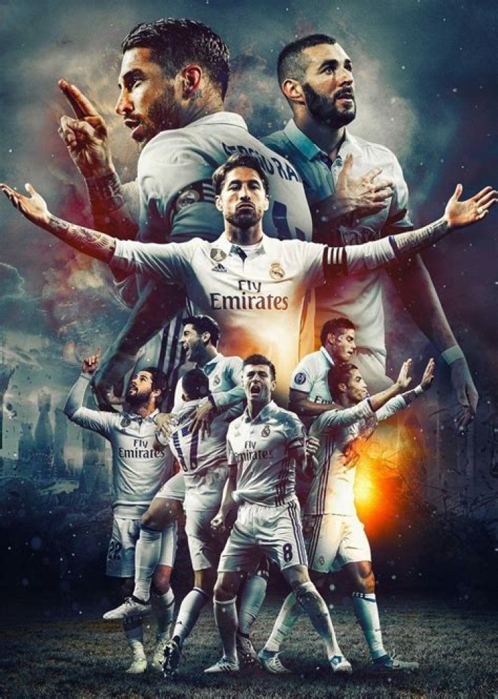 Get Real Madrid Players Wallpaper 4K PNG