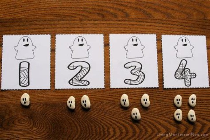 Ghost Numbers and Counters Layout MontessoriInspired Frie&hellip; Flickr