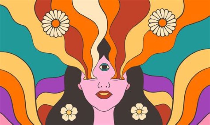 Graphic Illustration, Illustration Fashion, Psychedelic Space, Vintage
