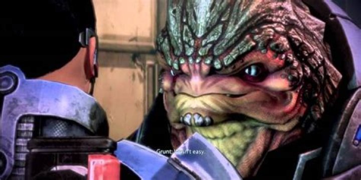 Grunt and Shepard reunite in Mass Effect 3