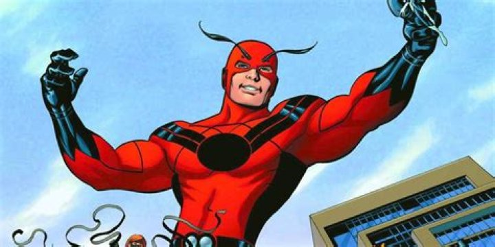 Hank Pym battling villains as Giant Man.