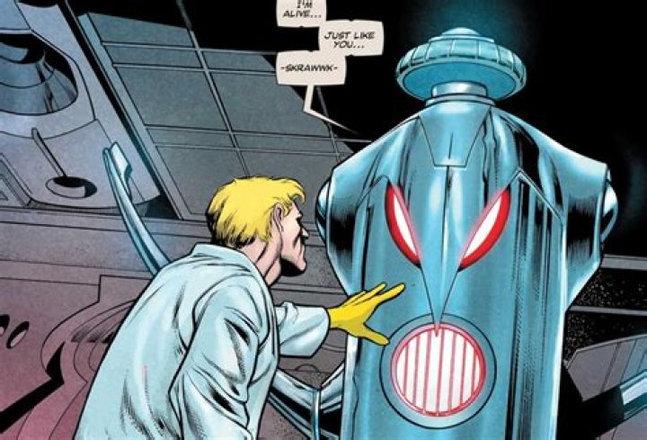 Hank Pym creates Ultron in The Avengers.