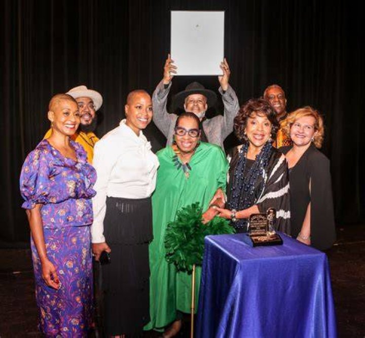 Hattie McDaniel Winning Best Supporting Actress in 1940.