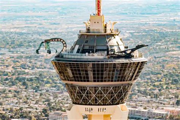 [HD] FULL Stratosphere Tower Tour 4 Rides Highest Thrill Rides in