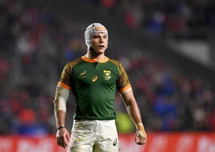 Henco during the match between Munster and South Africa Select XV at Páirc Ui Chaoimh in Cork in November 2022 Henco during the match between Munster and South Africa Select XV at Páirc Ui Chaoimh in Cork in November 2022