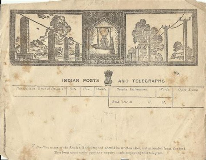 Heritage of India Vintage Telegrams of India(Farewell to the 163 Year