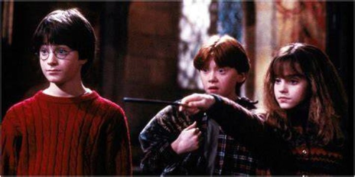 Hermione shows off her spellwork by unlocking secret doors in Harry Potter and the Philosopher's stone.
