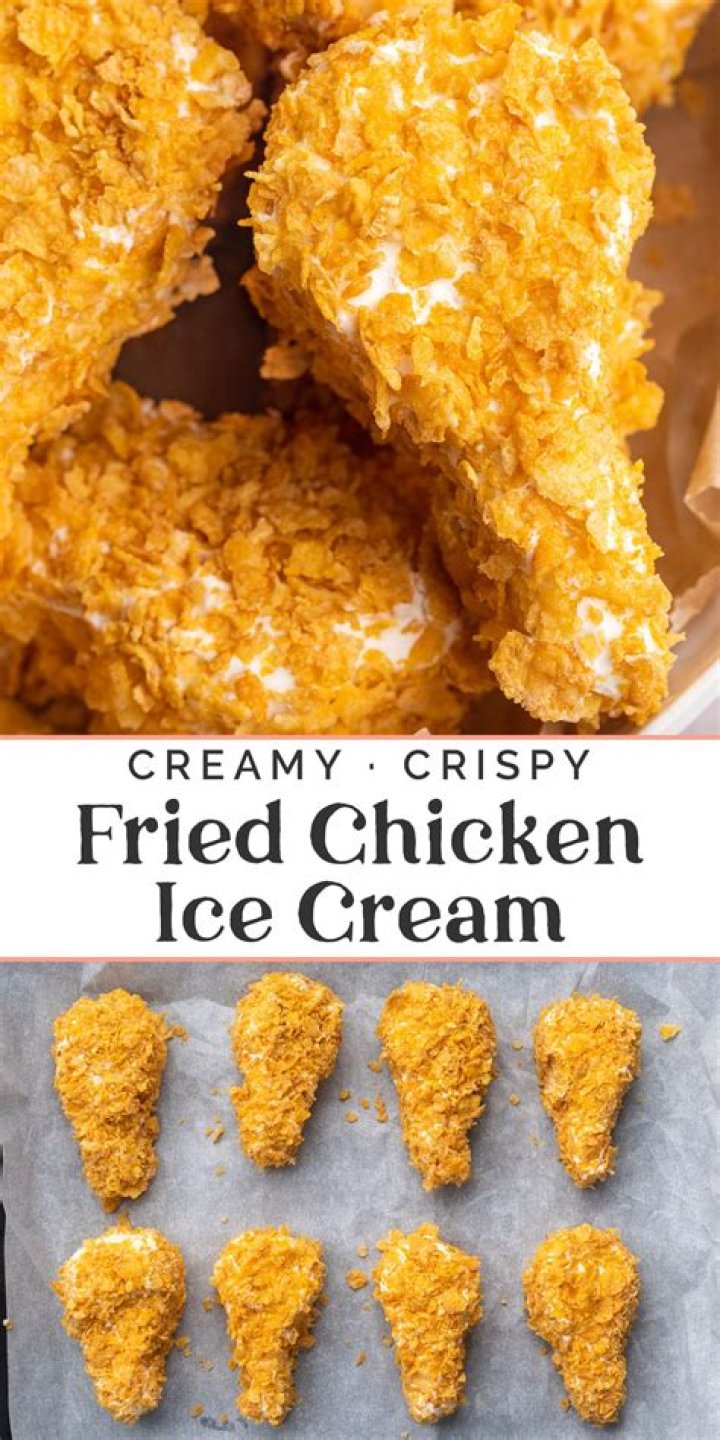 Homemade Fried Chicken Ice Cream 40 Aprons