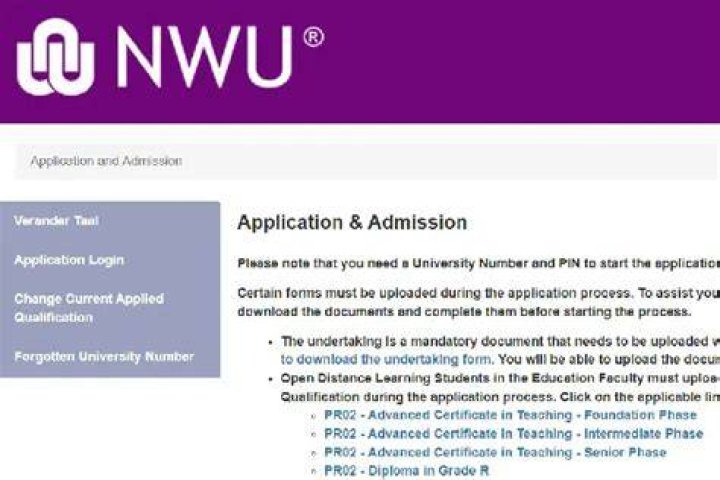 how to apply for NWU online in 2023 how to apply for NWU online in 2023