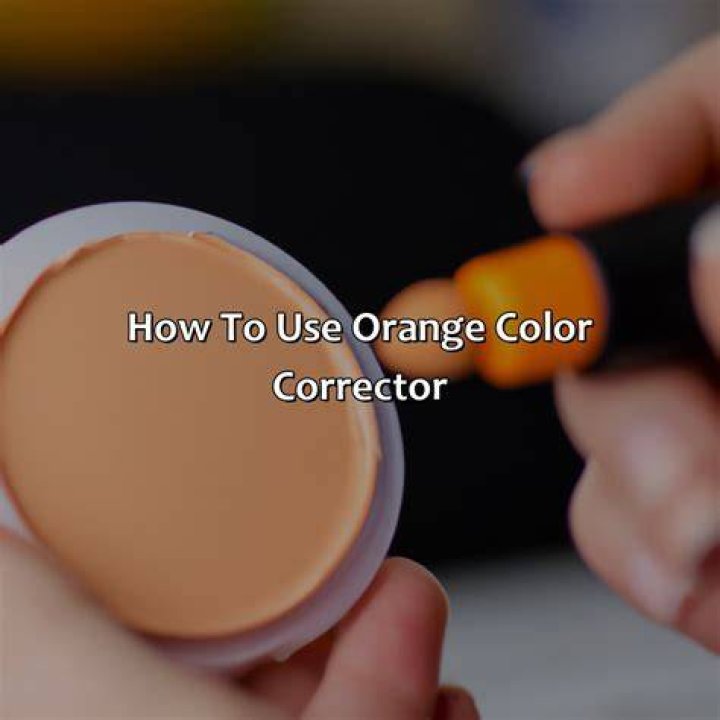 How To Use Orange Color Corrector