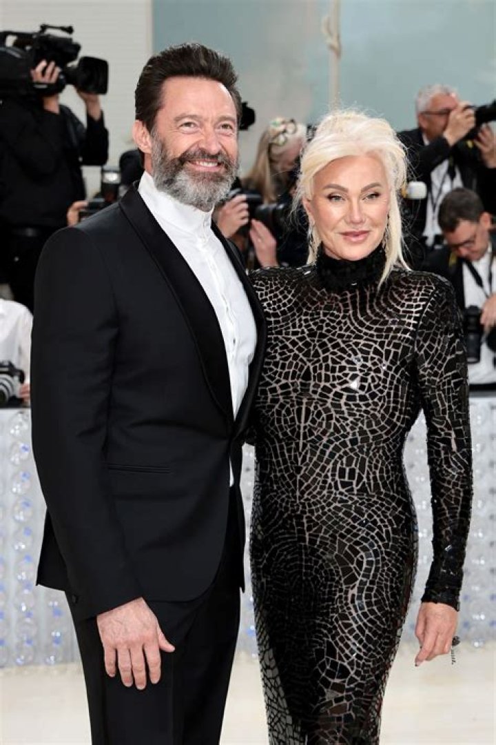 Hugh Jackman and DeborraLee Furness at the 2023 Met Gala Celebrity