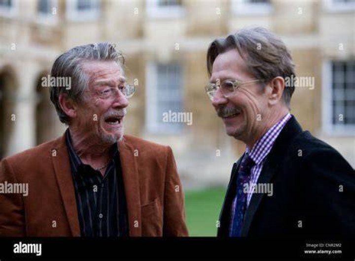 Hurt, foreground, with Gary Oldman in Tinker, Tailor, Soldier, Spy. Photo / Supplied