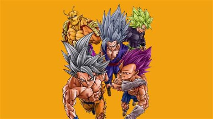 Image from Dragon Ball Super anime episode #130 shows a powered up Silver Haired Goku angerly punching with many types of aura's floating around him.