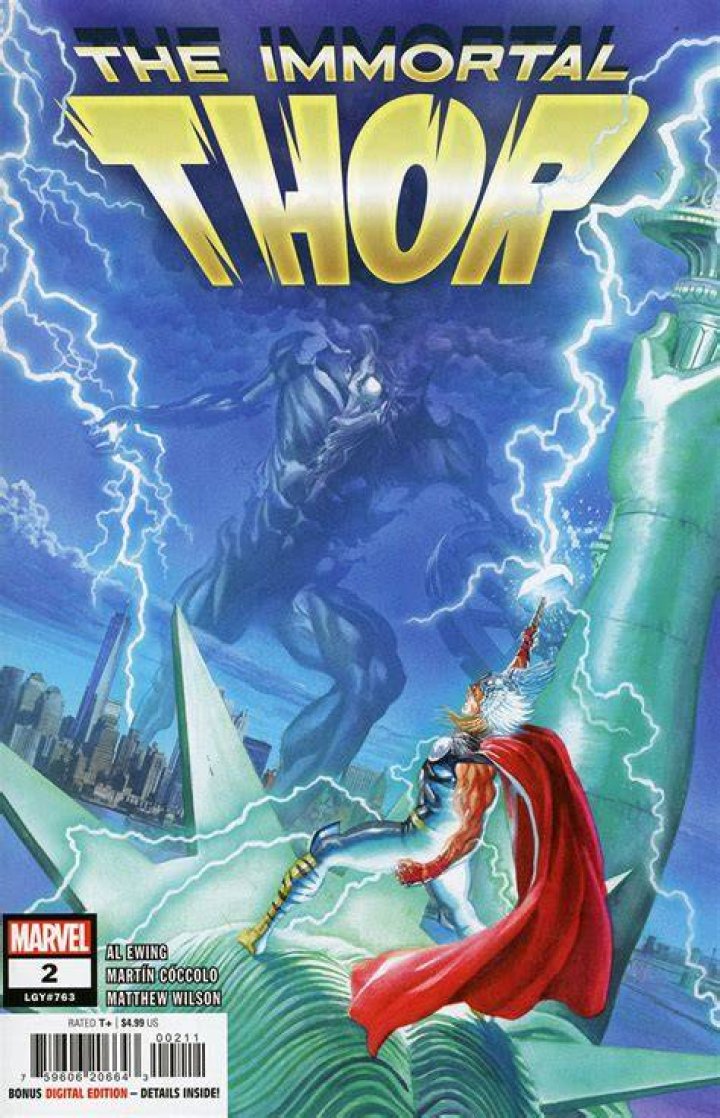 Immortal Thor #1 First Appearance of&nbsp;Toranos, an Elder God that Thor must defeat