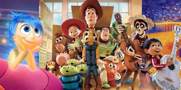 Inside Out, Toy Story and Coco from Pixar.